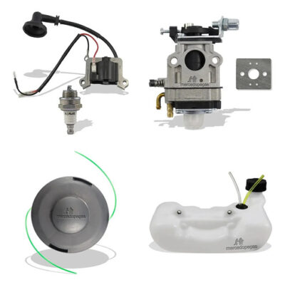 Kit bobina carburador carretel tanque para roçadeira Toyama TBC43SH, RT43L, TBC43X