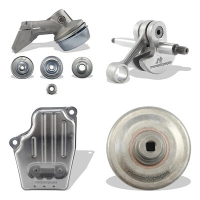 Kit transmissão virabrequim escape embreagem para roçadeira Stihl FS120, FS200, FS44, FS55, FS80, FS85, KA85,