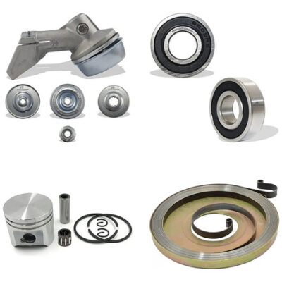 Kit transmissão 2x rolamento pistão partida para roçadeira Stihl FS120, FS200, FS44, FS55, FS80, FS85, KA85, H