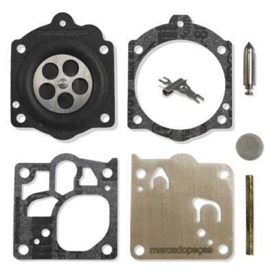 Kit reparo membranas carburador para motosserra Husqvarna 288, 364, 394, 61N, 950, Stihl 064, MS056, MS066