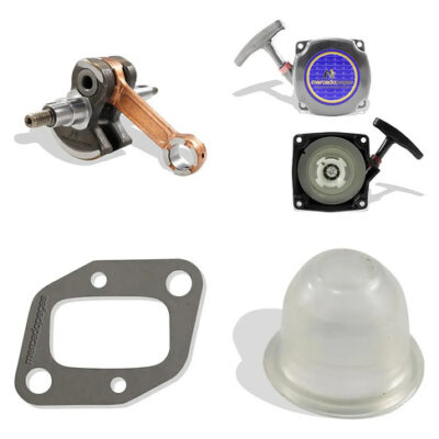 Kit virabrequim tampa juntas bulbo para roçadeira Toyama RT43L, TBC43X 43cc
