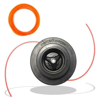 Carretel manual fio de nylon para roçadeira Stihl FS80, FS85, FS86, FS88, FS106, FS108, FS120
