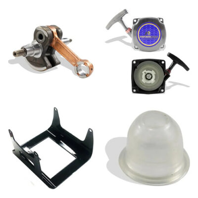 Kit virabrequim tampa acessório bulbo roçadeira 43cc Toyama RT43L TBC43X Branco Ferrari Garthen Intertec