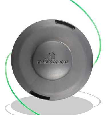 Carretel nylon automático para roçadeira Garthen Terra preto