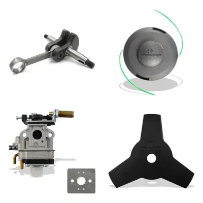 Kit virabr 2x carretel carburador lâmina para roçadeira Husqvarna 236R