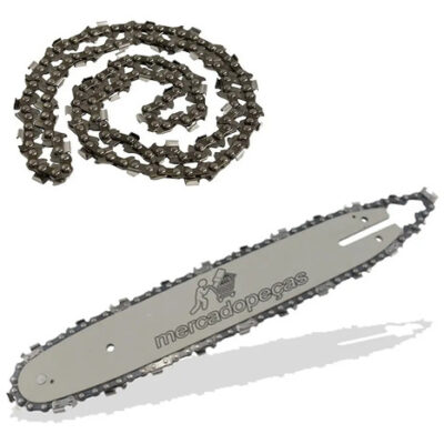Kit 1 sabre 2 correntes 16 pol para motosserra Stihl 170/210/250