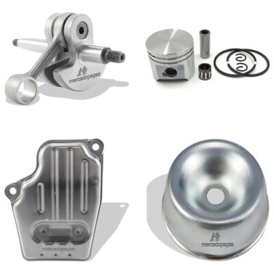 Kit virabrequim pistão escape tampa para roçadeira Stihl FR220 FS160 FS220 FS280 FS290