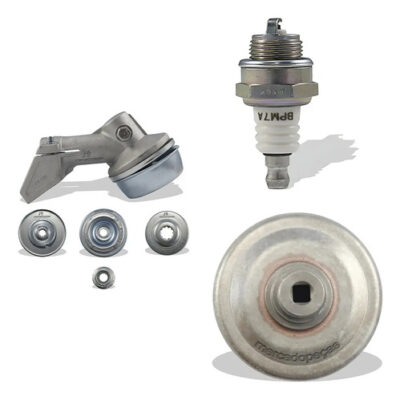 Kit transmissão vela embreagem para roçadeira Stihl FS120, FS200, FS44, FS55, FS80, FS85, KA85, Husqvarna 128R