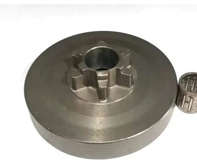 Pinhão da corrente estrela 3/8 com gaiola para motosserra Intertec 520, 525, Tekna CS53, Toyama TCS53