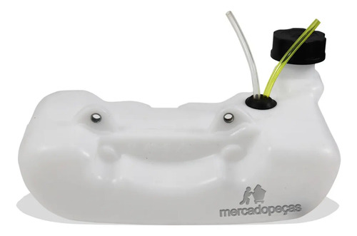 Tanque de gasolina 2 furos para roçadeira 43cc Branco, Ferrari, Garthen, Kawashima, Nagano, Nakashi, Sagyma, S