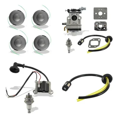 Kit carretel carburador bobina mangueira roçadeira Toyama TBC43X, Stomp RS-43