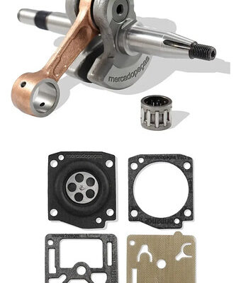 Kit virabrequim reparo carburador para motosserra Husqvarna 362 365 371 372XP 372