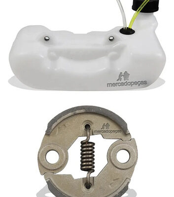 Kit tanque embreagem roçadeira 43cc Toyama, Kawashima, Branco