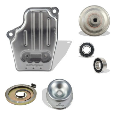 Kit escape embreagem rolamento partida tampa para roçadeira Stihl FR220, FR290, FS160, FS220, FS280, FS290