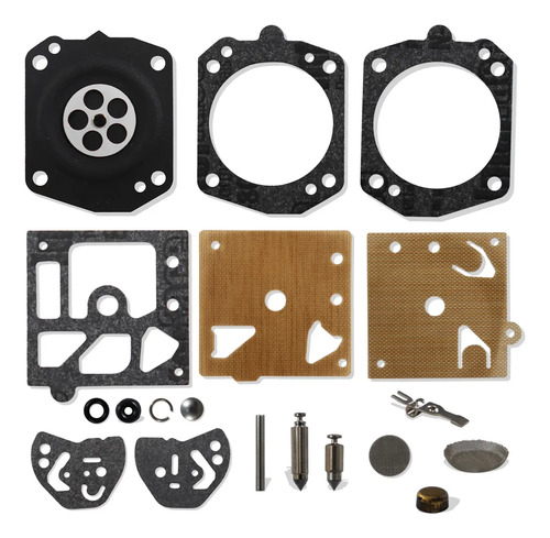 Reparo carburador agulha Walbro para motosserra Husqvarna 257 300 345 952