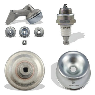Kit transmissão 2x vela embreagem tampa para roçadeira Stihl FS120 FS44 FS55 FS80 FS85