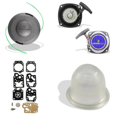 Kit carretel tampa reparo carburador bulbo para roçadeira Husqvarna 143R, 236R