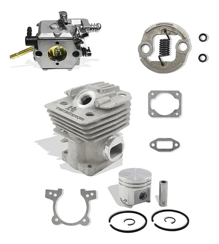 Kit cilindro embreagem carburador para roçadeira Stihl FS220, FS280