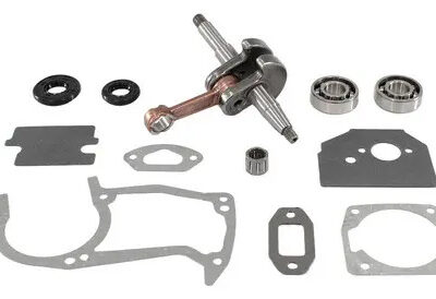 Virabrequim com gaiola retentor para motosserra Toyama TCS46H e compatíveis