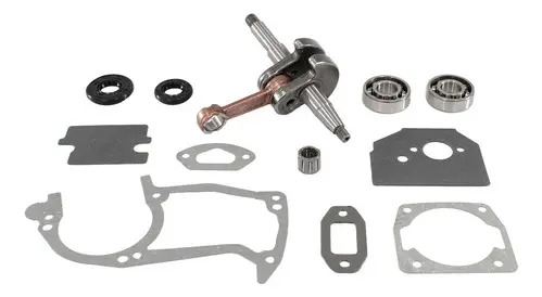 Virabrequim com gaiola retentor para motosserra Toyama TCS46H e compatíveis