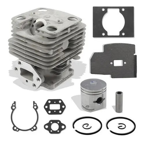 Kit cilindro pistão anéis juntas para roçadeira Nakashi L340Z, L430Z, Husqvarna 143R