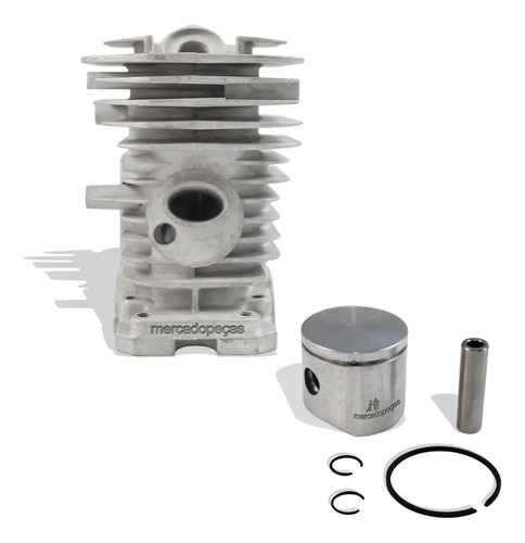 Cilindro kit completo com pistão para motosserra Husqvarna 136 137 - Imagem 2