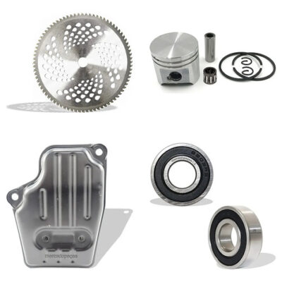 Kit lâmina pistão escapamento rolamento para roçadeira Stihl FS160 FS220 FS280 FS290 FS350