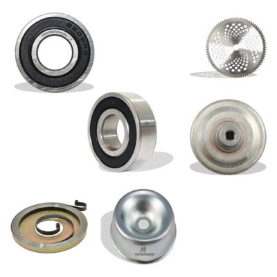 Kit 2x rolamento lâmina embreagem partida tampa para roçadeira Stihl FS220, FS280, MS038, MS051, MS066, MS382,