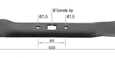 Lâmina para cortador de grama MTD 478 com recolhedor modelo novo