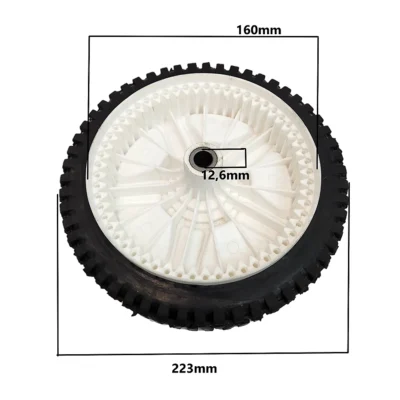 Roda com pneu dianteira tracionada trapp – lf / jt – 9″