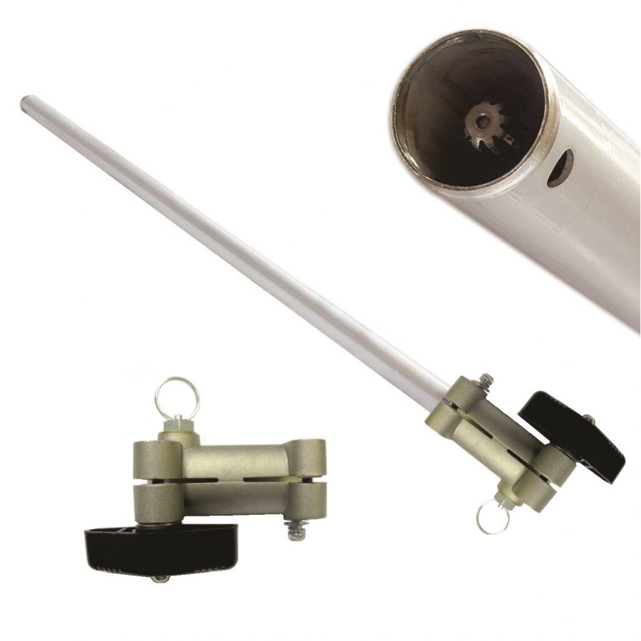 Tubo cpl moto-poda do meio prolongador intertec-105 26mm 9 dentesx5,8 1300mm